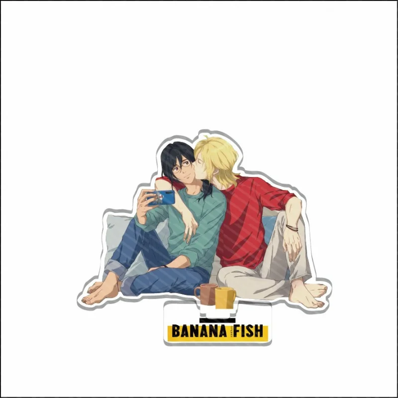 15cm Japan Anime Figure BANANA FISH Ash Okumura Eiji Stand Model Desk Dec Fans