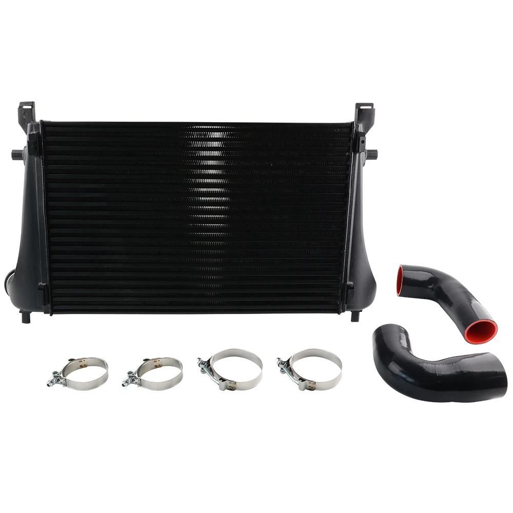 Cooling System Tube & Fin Black Intercooler Kit For Audi A3/S3 / VW Golf GTI R MK7 EA888 1.8T 2.0T TSI 03CSJ029ABK Black