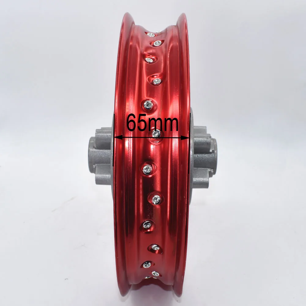 1.85 -12inch Rear aluminum Rims Brake A Style Disc Plate Wheel Rims Hub For CRF50 APOLLO 110 Kayo Chinese Dirt Pit Bike