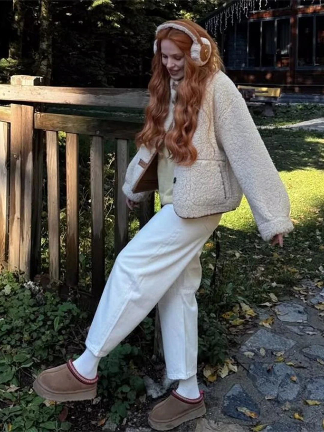 Cappotto da pilota Jaet in pelle scamosciata Faionable da donna, vestibilità ampia, vestibilità ampia su due lati, chiusura lunga con bottoni