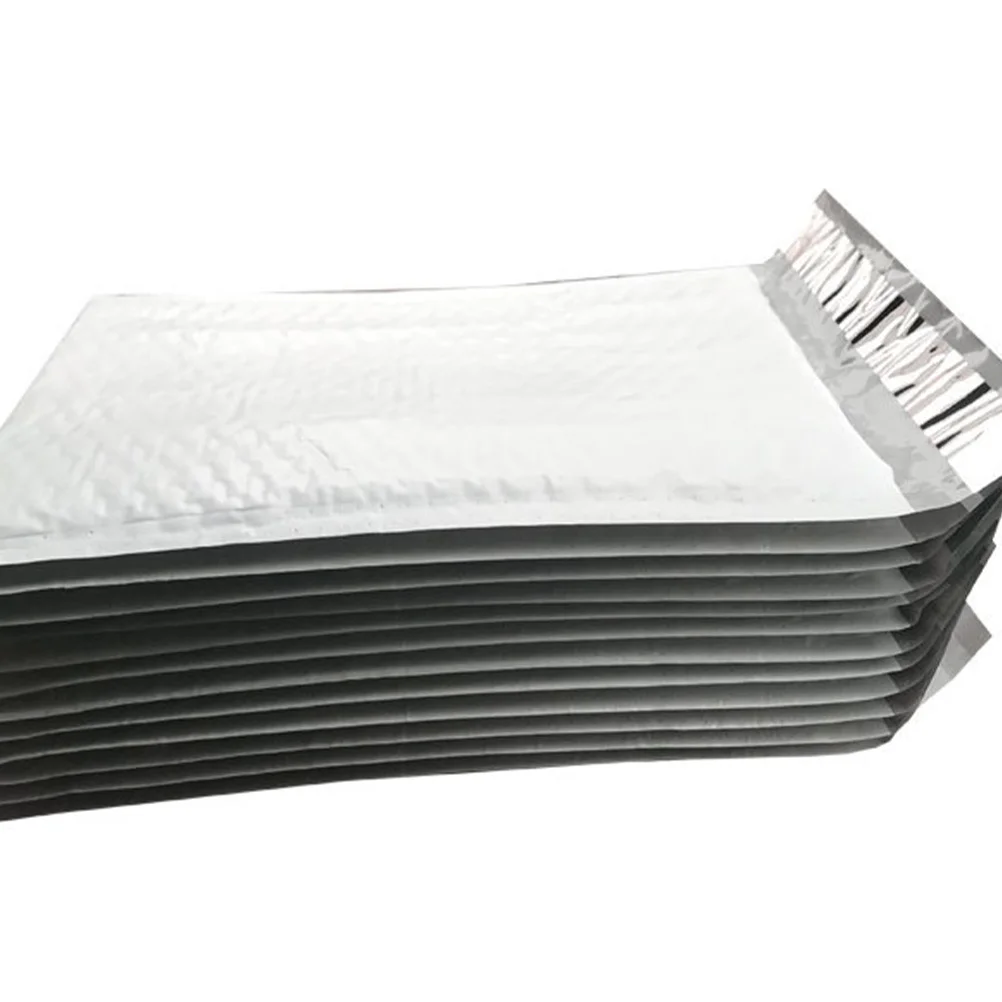 

100Pcs Mailing Bubble Padded Envelopes Waterproof Shockproof Self Seal Lightweight Protective Bags 12x14cm Mailing Envelope Bags