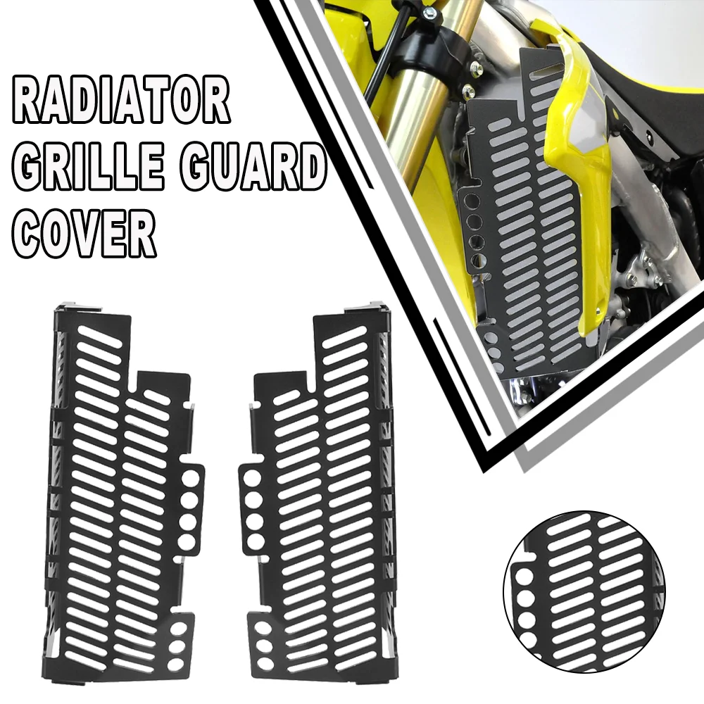 For Suzuki DRZ400S DRZ 400E DRZ400E DRZ 400 DRZ400 DR-Z400 SM Motorcycle Radiator Guard Grille Protection Cover RM250 RM125 RM