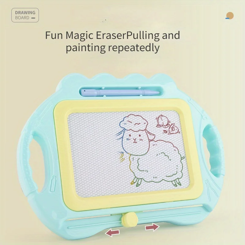 1 st Magnetische Tekentafel Uitwisbare Gekleurde Schrijfbord, Enkele Pen Tekening Graffiti Art Onderwijs, Jeugd Onderwijs Speelgoed juguetes