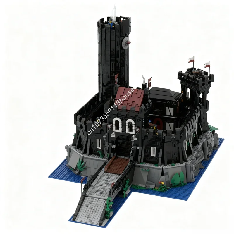 7824 elementy MOC Zamek Wolfpack Model Klocki Konstrukcyjne Zabawki Edukacyjne dla Dzieci DIY Architektura Klocki Prezent na Boże Narodzenie