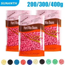 Perles d'avertissement pour épilation à la cire, film chaud complet du corps, dépilatoire dur, machine chauffante, haricots d'avertissement, 400g, 300g, 200g