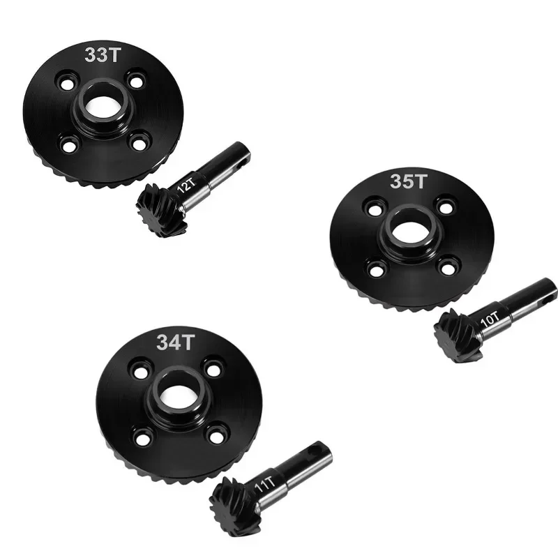 Engranaje diferencial de acero Overdrive Underdrive eje diferencial anillo helicoidal/engranajes de piñón para piezas de mejora TRX4 TRX6