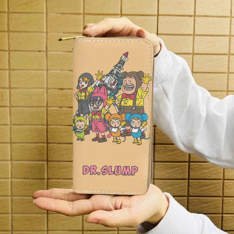 Arale Fashion Anime Wallet Bags Cartoon Wallets Zipper Coins Casual Purses Card Unisex Gifts New