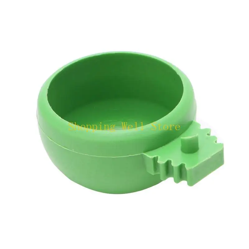KX4B VART cho ăn cốc an toàn Nhựa Bird Bowl Water Water với tay cầm dễ dàng sửa chữa trong lồng cho Finch Canary