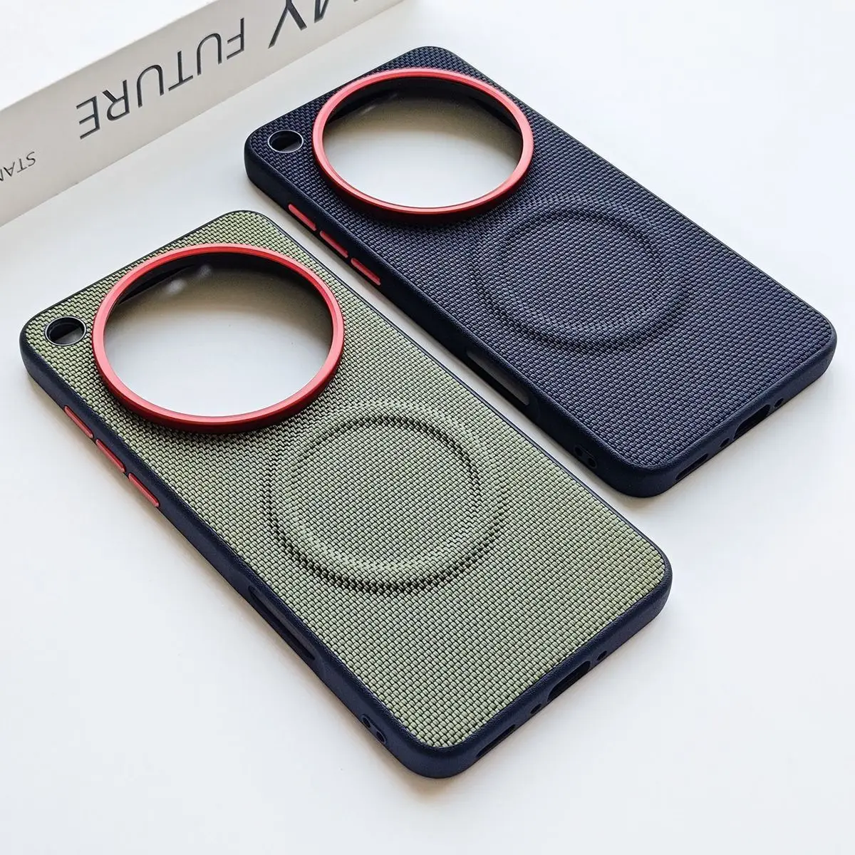 Etui na OPPO Find X9 Ultra, modne etui z PU skóry z magnetycznym zamknięciem, kompatybilne z bezprzewodowym ładowaniem Magsafe, bumper, funda. — zdjęcie produktu 4