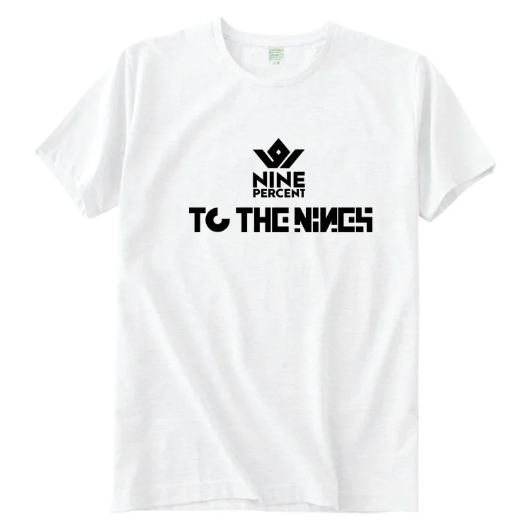Nine Percent Album to the Nines Short Sleeve T-Shirt Student Support Clothes Cotton Street Style round Neck Printed Loose Fit