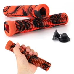 Road Mountain Bike Lengthened Handlebar Grips Soft Rubber Long Grips for Scooter BMX Bike Anti-slip Ultralight Bike Grips