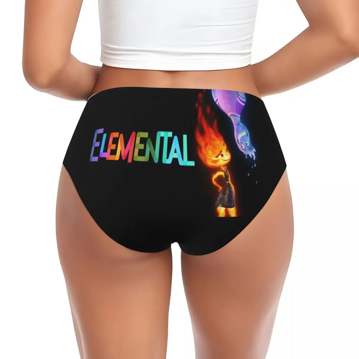 Custom Womens Elemental Panties Comfort Ember Lumen Briefs Underwear