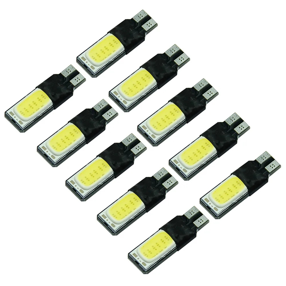 50x  T10 Interior Car Signal Lamp W5W Fashion Coche Lamp Automobile Auto Car Accessories