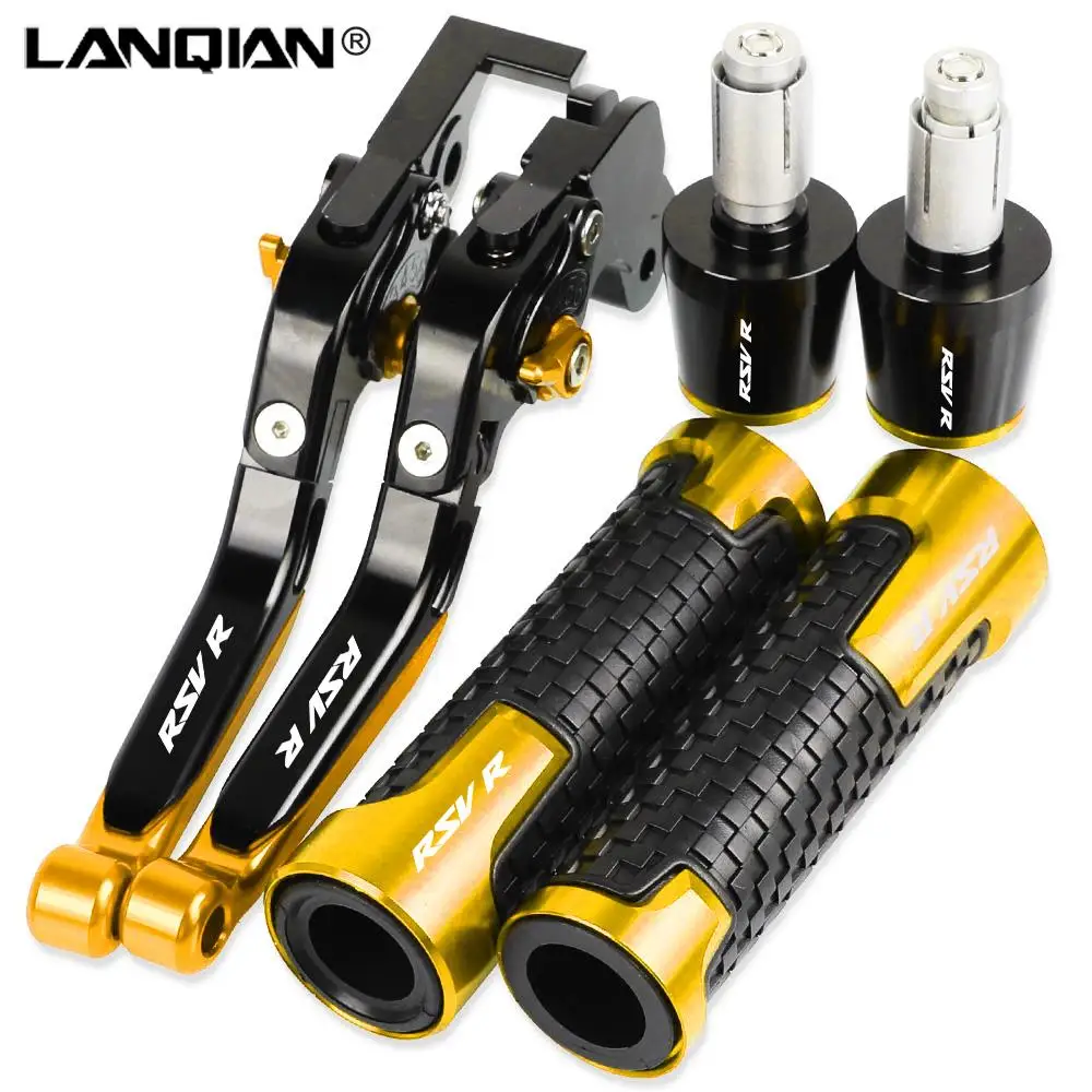 

For APRILIA RSV R 2004 2005 2006 2007 2008 Motorcycle Brake Clutch Levers Non-slip Handlebar Handle Hand Grips Bar Ends
