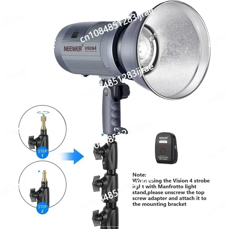 

300 Watt Outdoor Studio Flashlight Powered By Lithium Ion Battery and Wireless Single Lamp. Equipped with 2.4G Wireless Trigger,