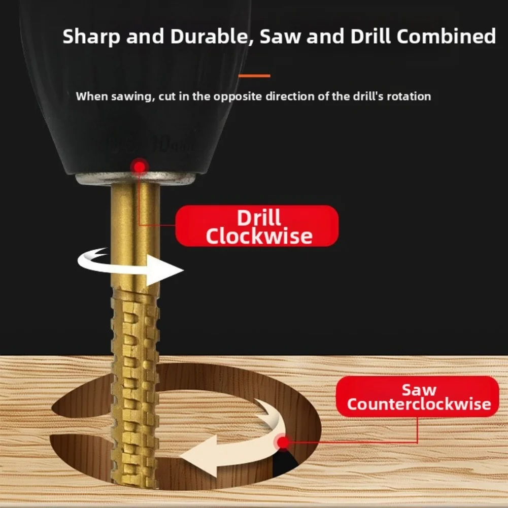 

For DIY Projects 4-12mm Step Drill Bit Set Compact Storage Drill Set Hole Cutter Set Drilling And Reaming Function