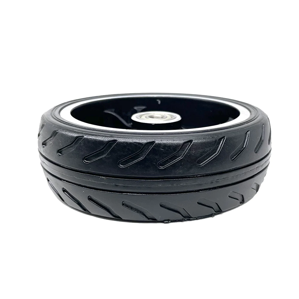 5 Inch Wheel Solid Tire and Aluminum Alloy Rim for Mini Foldable Carbon Fiber Electric Scooter Fast Wheel F0