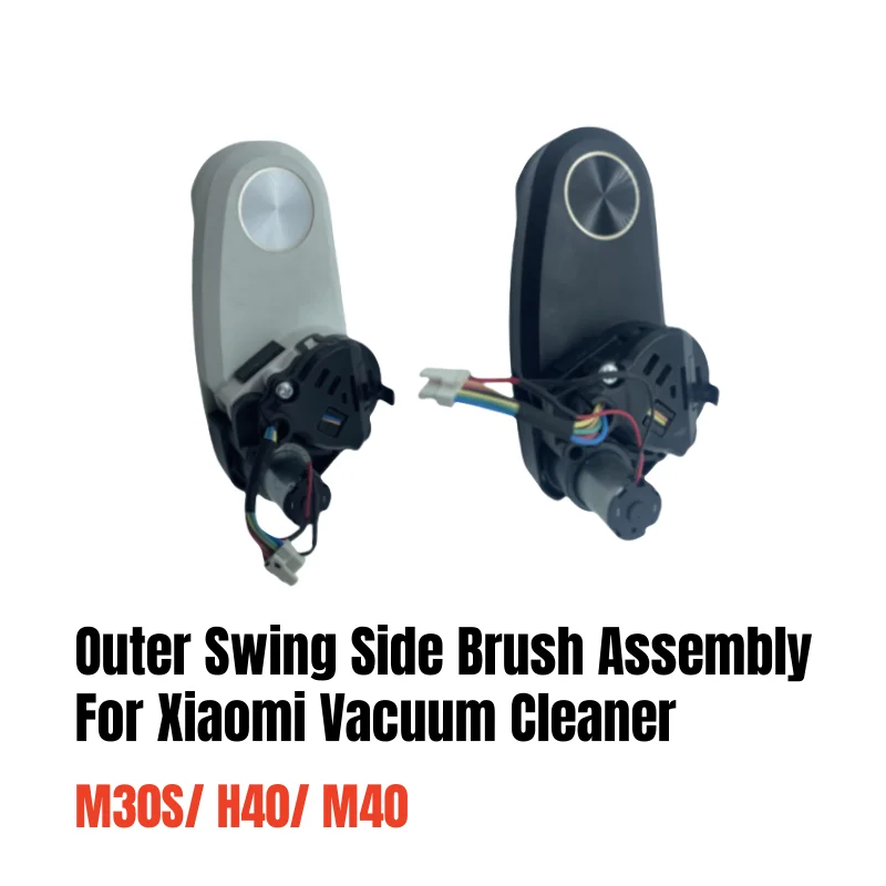 Conjunto de escova lateral de balanço externo original para peças de aspirador de pó Xiaomi Mijia M30S/ H40/ M40