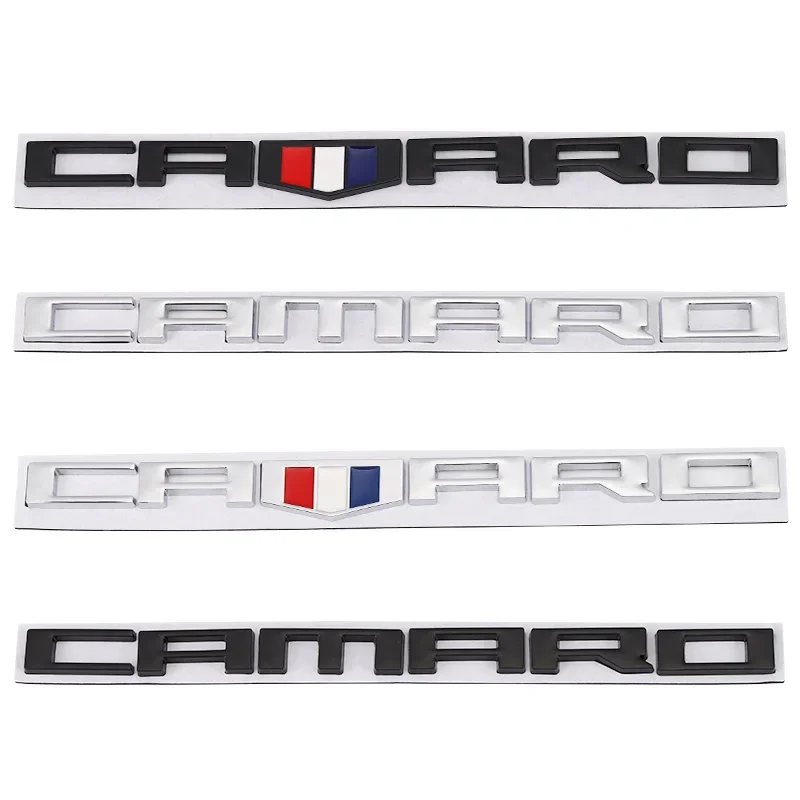 Car Sticker Metal CAMARO Badge Emblem Decals for Chevrolet Chevy Camaro Cruze Equinox Captiva Aveo Silverado Lacetti Spark Sail