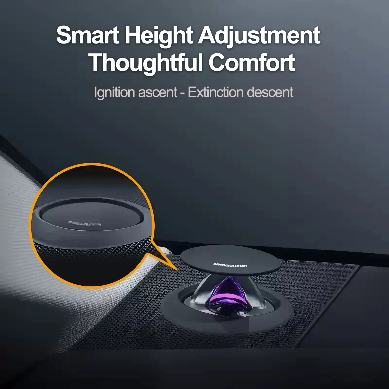 Plug Play,OEM Molded Retractable Ambient Tweeter Light,For Audi A4/A5/A6/A7/A8/Q5/Q7/Q8,No Coding,OEM Screen Contro