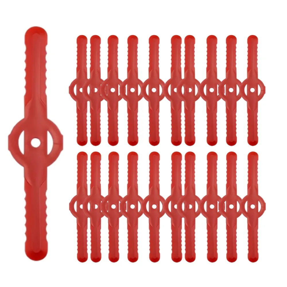 10Pcs Universal Plastic Trimmer Blades, Replacement Blades for String Trimmer Head, Weed Eater & Weed Warrior