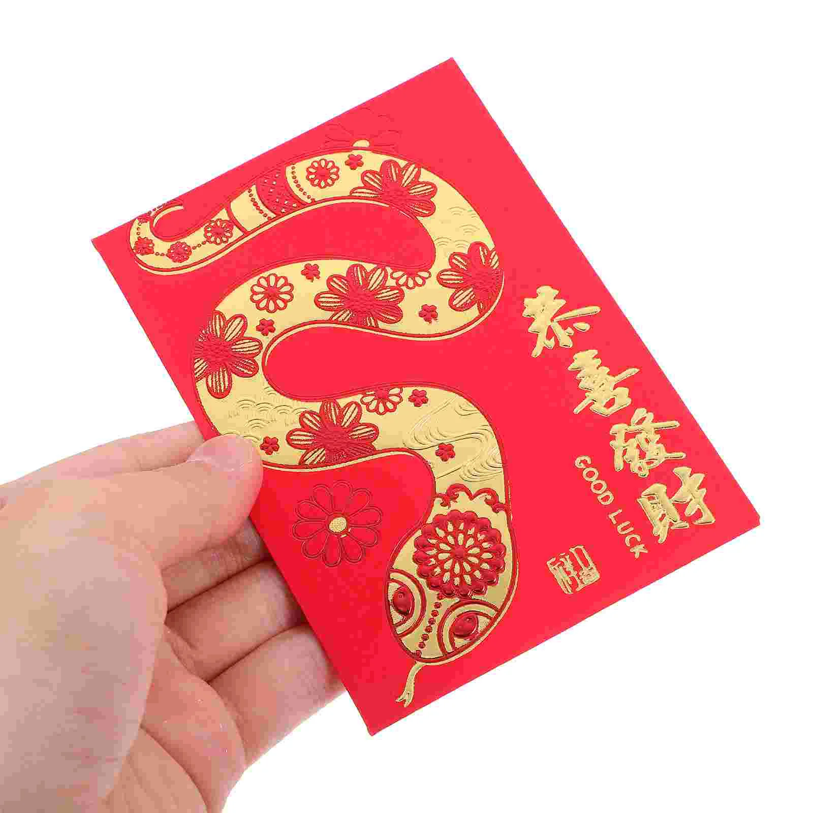 36 Pcs Year of The Snake Red Envelope Chinese Hongbao Spring Festival Packet Bride