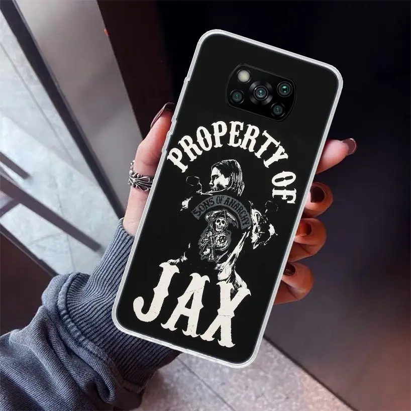 Sons Of Anarchy Eua Tv Phone Case For Xiaomi Poco X6 X5 X3 Nfc X4 GT M5S F6 F5 Pro M3 F3 F2 F1 M4 F4 5G Soft TPU Back Cover X3 N