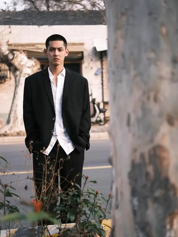 

Chen Guilin Men's Casual Suit Jaet Spring Autumn High Sensation Haome Pad oulder Briti Sle Youth Faion Polyester...