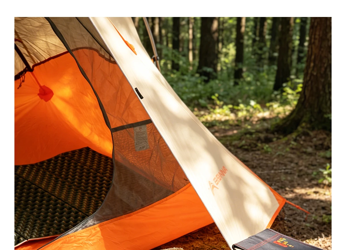 BISINNA Campingtisch aus Aluminiumlegierung, ultraleichter tragbarer Klapptisch für Outdoor-Wandern, Picknick, Angeln, Grillen, Reisen – Detail 1