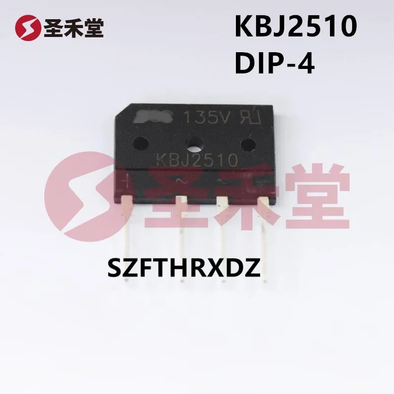 10pcs  100%  New Imported Original  KBJ406G KBJ2510 KBP2005G KBP206G KBP208G KBP210G  DIP-4  Bridge Rectifier