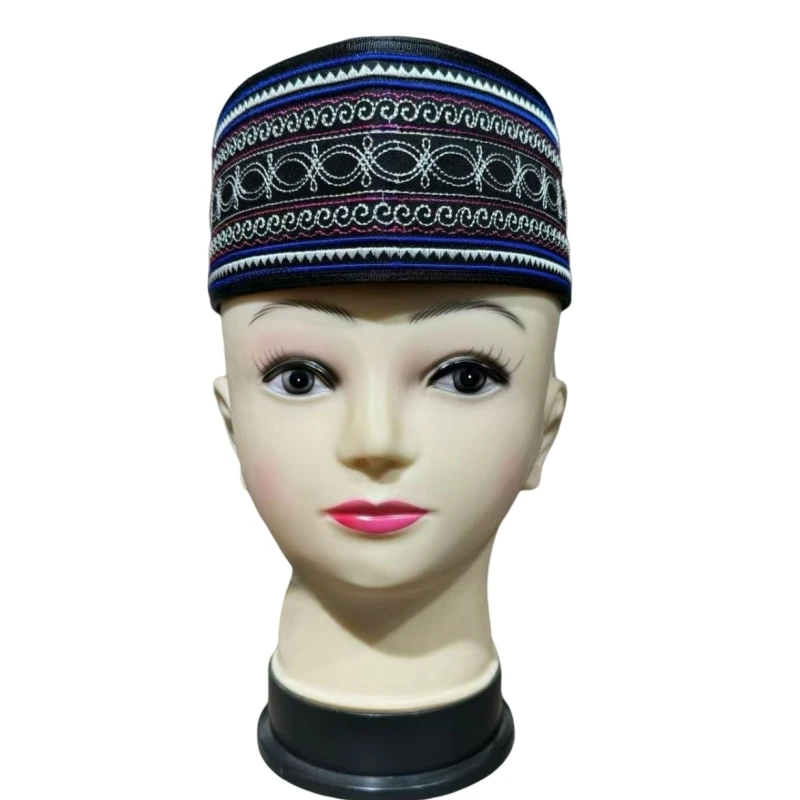 Moslim Maleisische Boothoed Voor Mannen Kleding Verzending Gratis Belasting Producten Turkije Gebed Cap Kippa Saudi Joodse Islamitische Kufi 03392