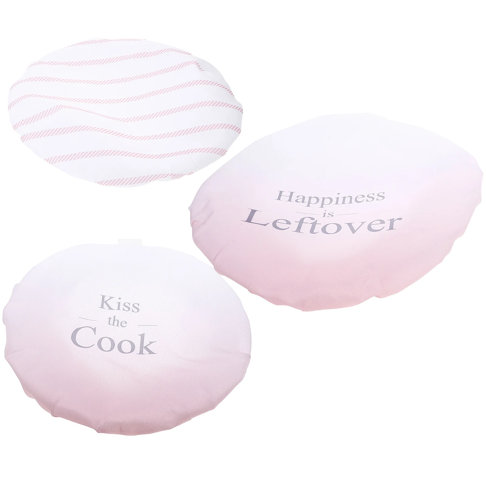 

3Pcs Reusable Bowl Covers Stretchy Fabric Lids for Kitchen Containers Food Storage Picnics Stretchy Bowl Cover