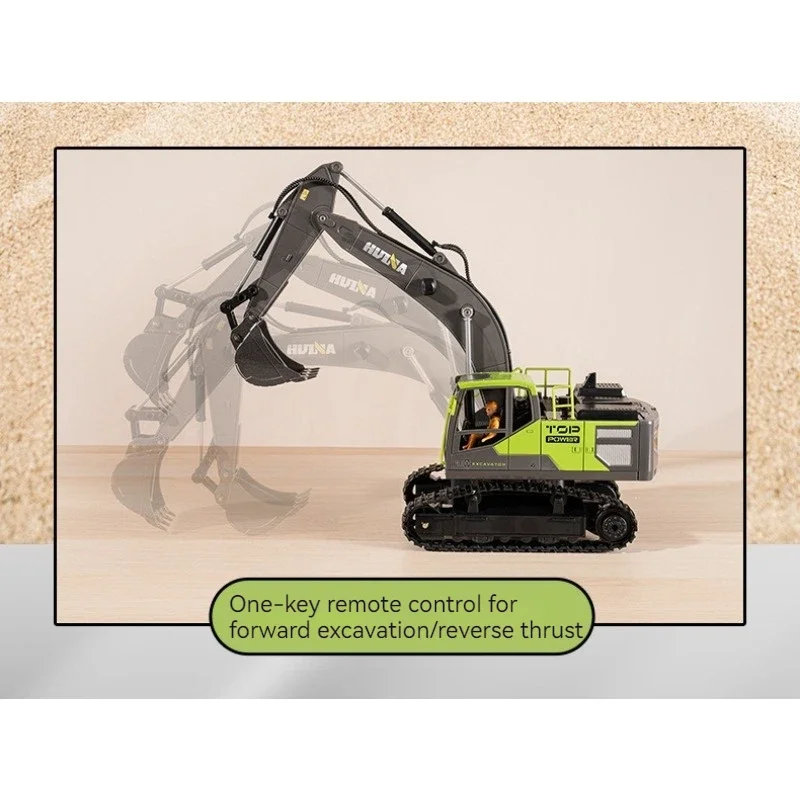 engineering rc cars series:1:18 alloy 11-channel excavator model,monster truck kids toys,electric car rc truck,perfect gift set