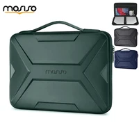 Bolsa para ordenador portátil MOSISO para MacBook 13, 14, 15 y 16 pulgadas, funda rígida impermeable a prueba de golpes, bolsa dura de EVA geométrica artística