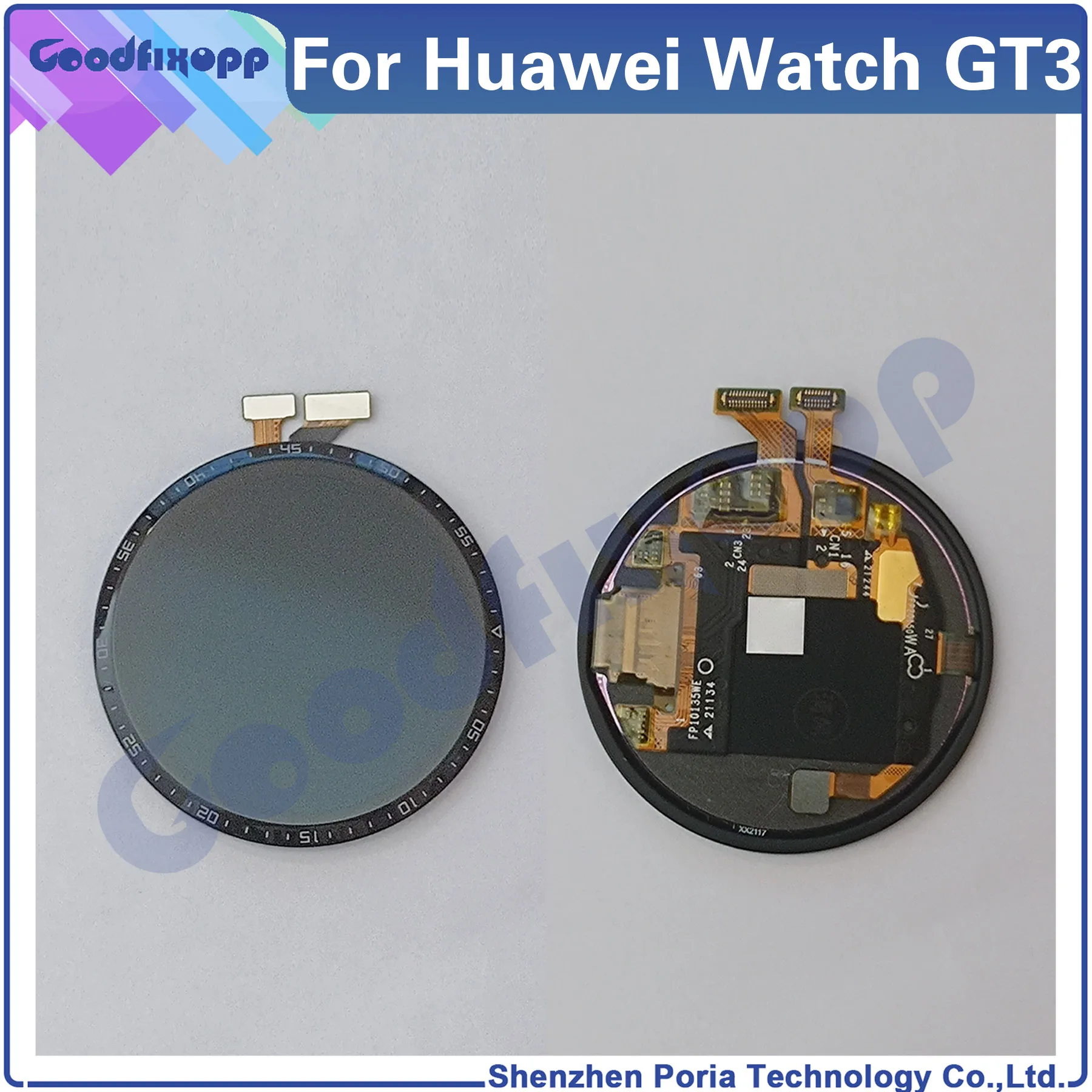 

100% протестированный AAA для Huawei Watch GT 3 MIL-B19 LCD дисплей сенсорный экран дигитайзер в сборе для замены GT3