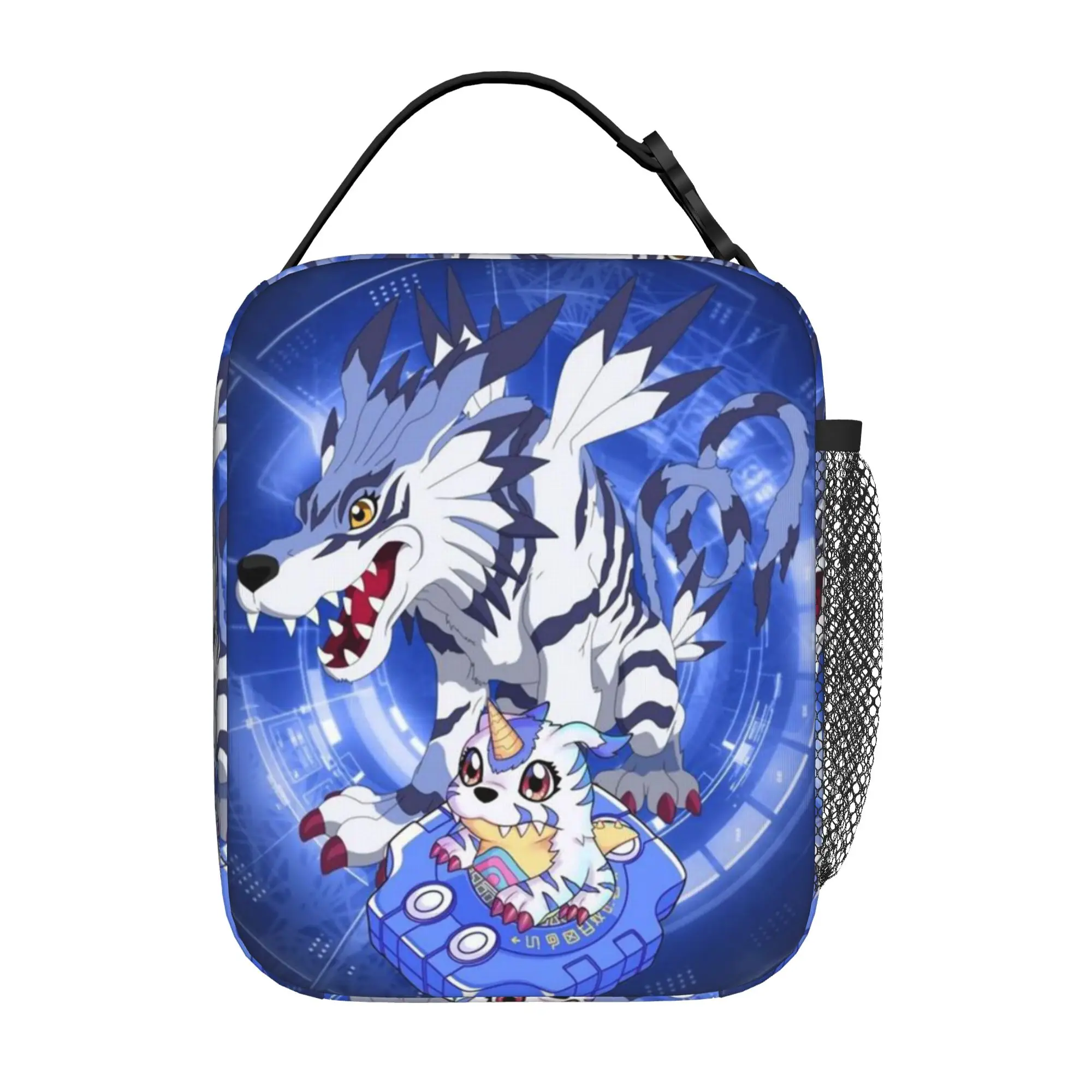 Zurück zur Schulsaison: Digimon Meal Bag Gabumon (2) – Große Kapazität, gute Qualität, klassische, auslaufsichere Lunch-Tasche
