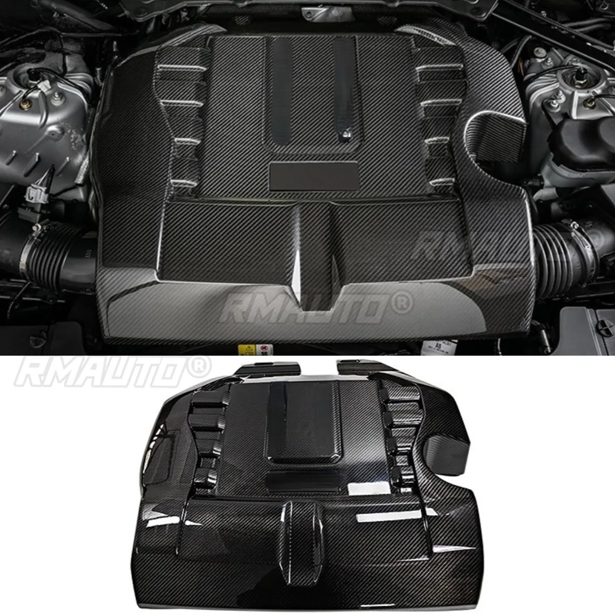 Hood Panel Engine Wire Dust Cover Engine Hood Carbon Fiber Body Kit For Range Rover Executive Sport 2013-2022 Car Accessories