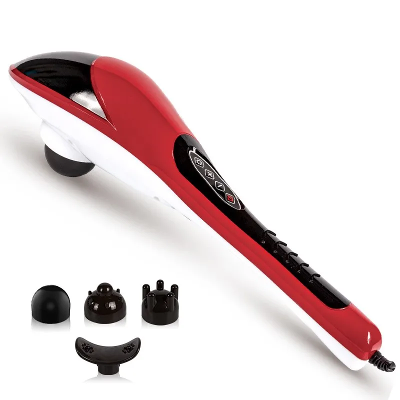High-Power Massager Handheld Shoulder Neck Waist Multifunctional Whole Body Vibration Hammer Knock Back Electric Massage Stick