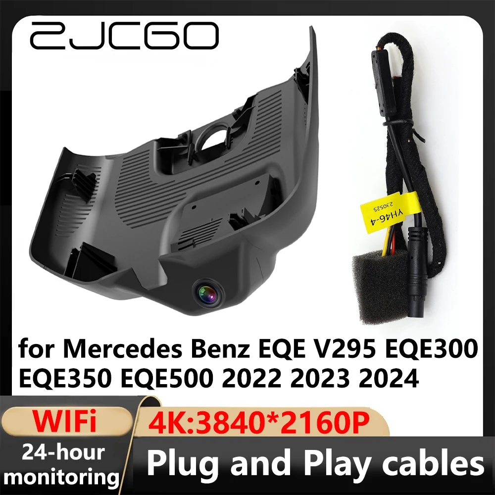 

ZJCGO 4K Wifi 3840*2160 Car DVR Dash Cam Camera Video Recorder for Mercedes Benz EQE V295 EQE300 EQE350 EQE500 2022 2023 2024