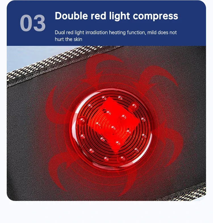 48 modalità luce rossa compressa riscaldamento elettrico vibratore corpo addominale pancia vita trainer cintura dimagrante per le donne fas