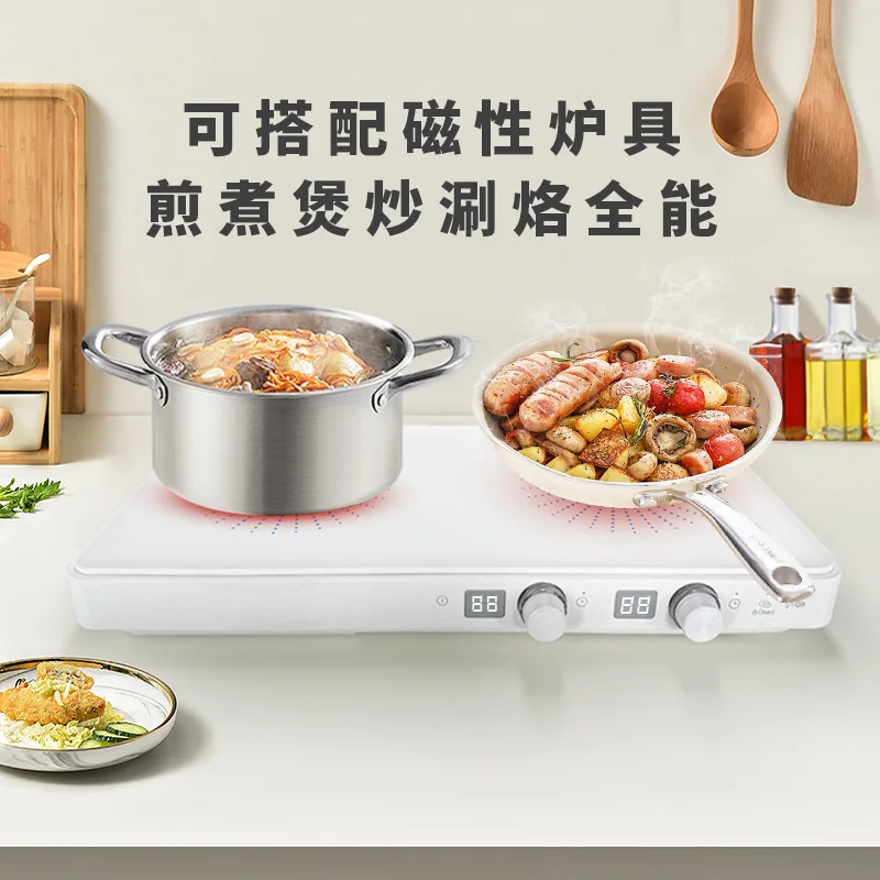 Double-head Induction Cooker, Large Baking Pan, Cooking , Multi-functional Pan, Electric Barbecue , Frying Oven