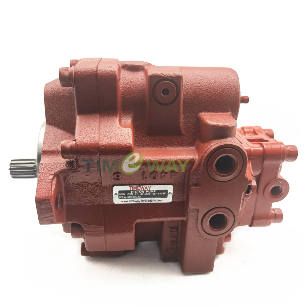 

PVD-2B-42L Hydraulic Piston Pump Replace for PVD-2B-42L3DS-5S-433F NACHI Mini Excavator Plunger Pump