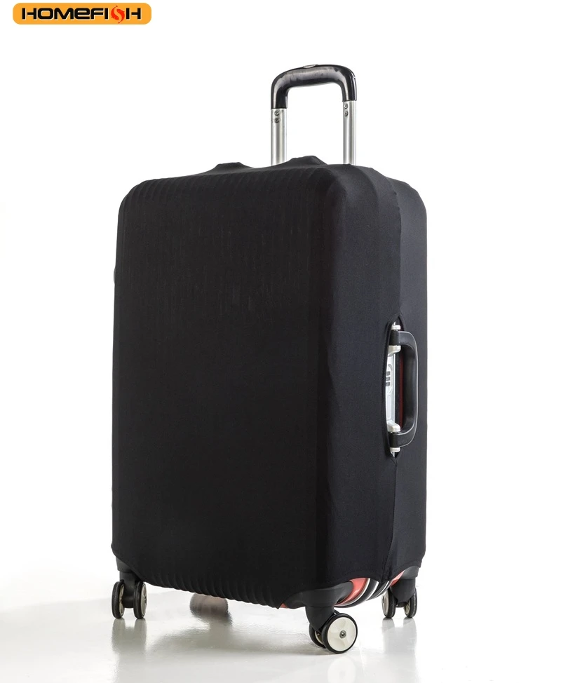 HOMEFISH Elastic Luggage Cover, Simple Solid Color Dust Cover, Fits 18-28 Inch Suitcases