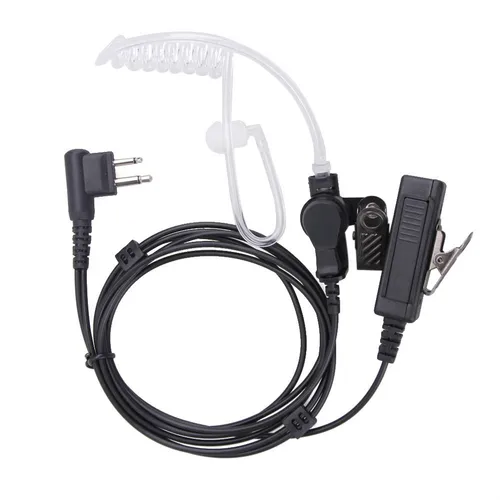 Imagen 2 del producto Auriculares con micrófono PTT, audífonos internos con tubo acústico de aire, para Motorola TYT Baofeng UV-5R, Radio CB, Walkie Talkie, BF-888S