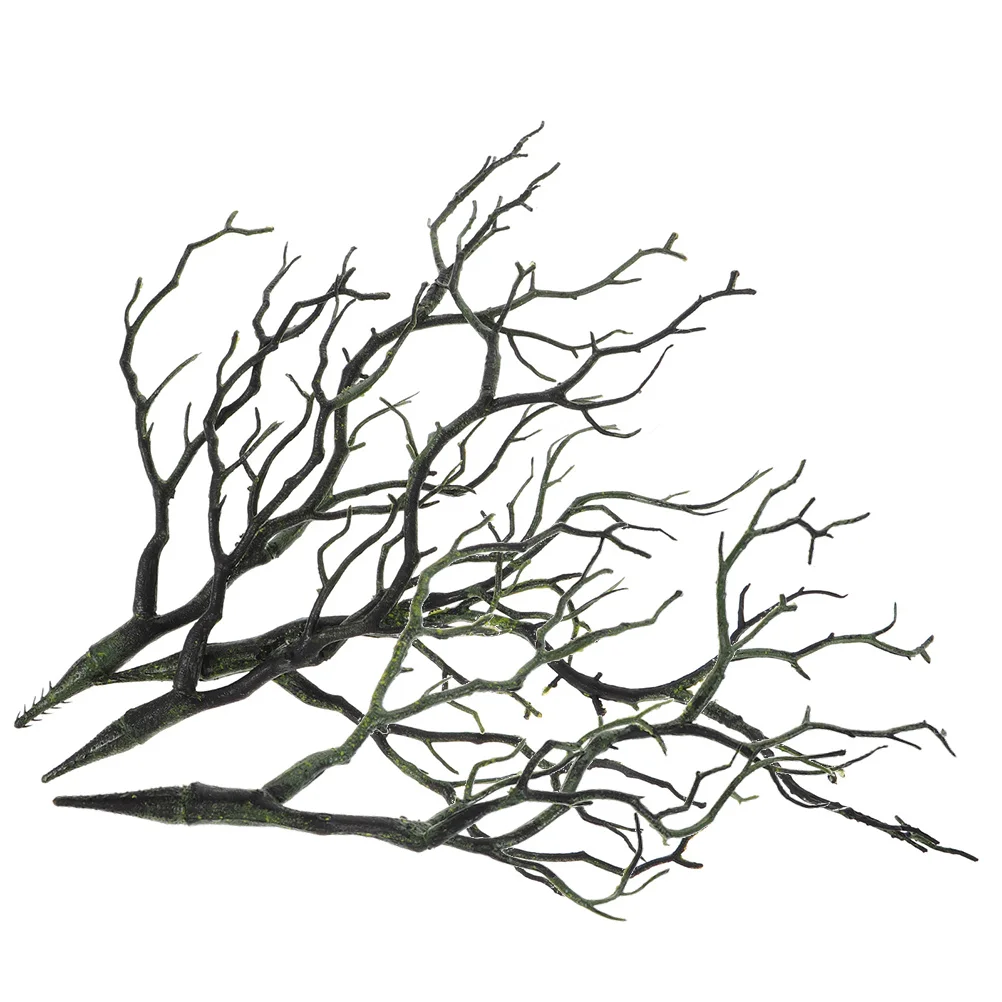 

4 Pcs Artificial Tree Branches Realistic Plastic Decorative Plant Twigs Home Wedding Party Banquet Fill VasesTree Branch
