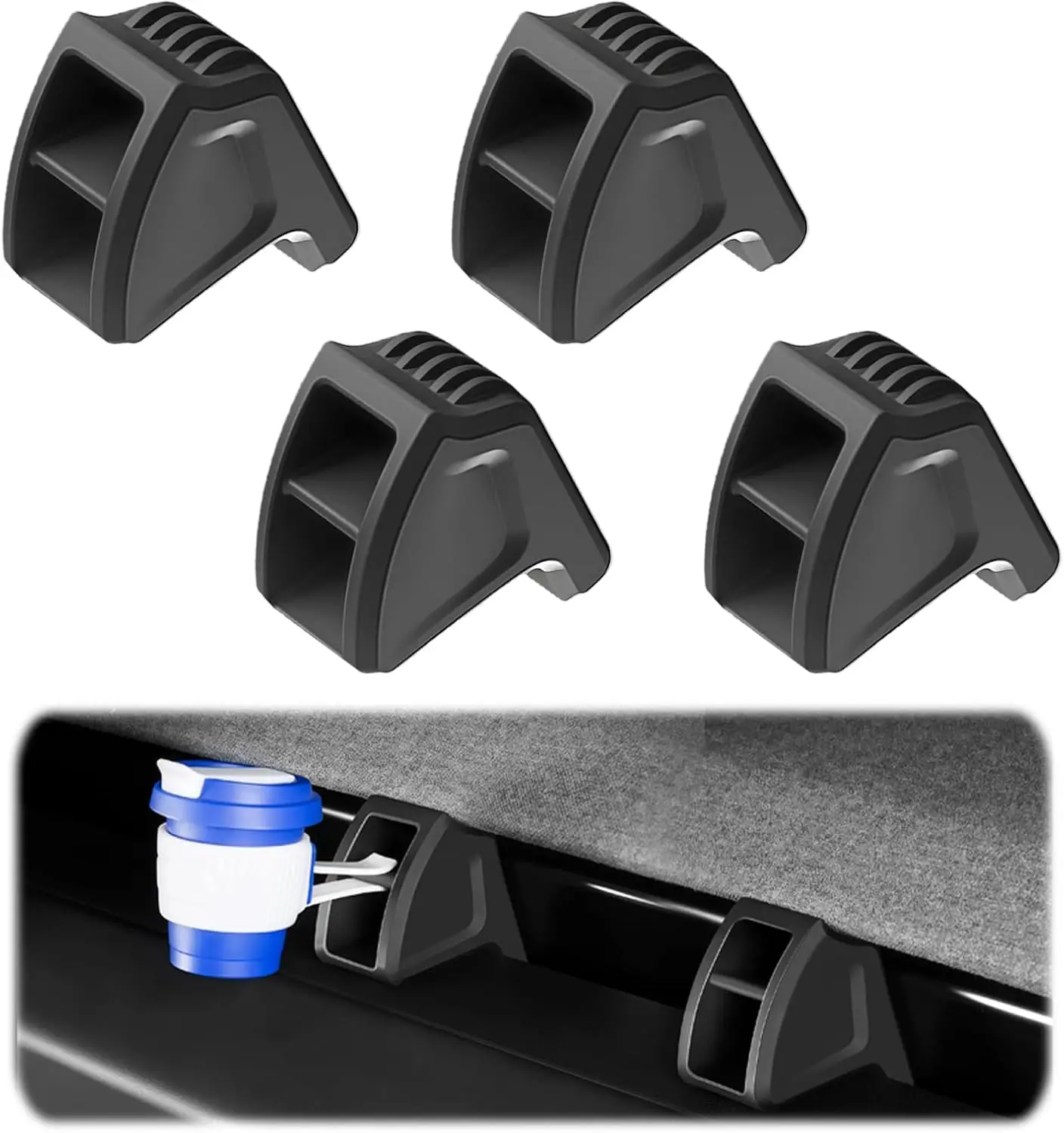 Auto-Lüftungsdüsen-Konverter Lufterfrischer-Adapter, speziell entwickelt für Tesla, Auto-Lüftungsclip, kein Kleber erforderlich, geeignet für Tesla-Zubehör, kompatibel mit der neuen Tesla Model Y