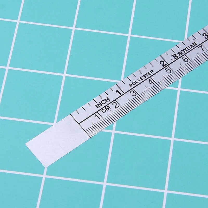 재봉틀 스티커 용 A2UD 151cm 자체 접착 메트릭 측정 테이프 비닐 통치자