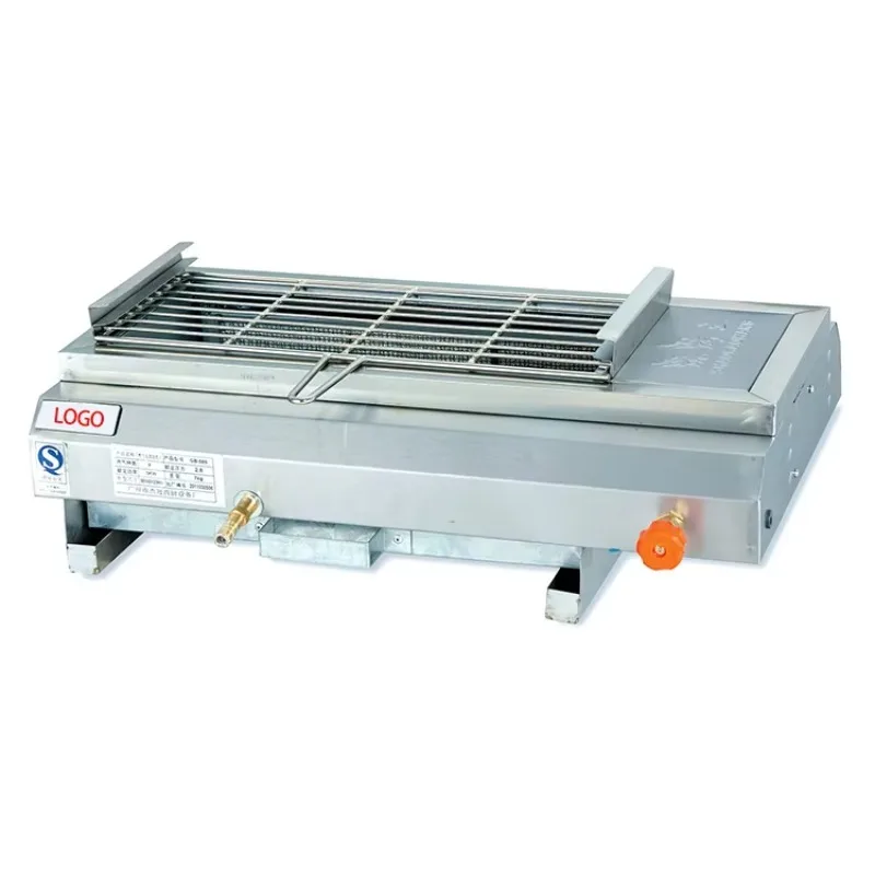 Stainless steel smokeless  liquefied petroleum gas oven  flat top outdoor camping