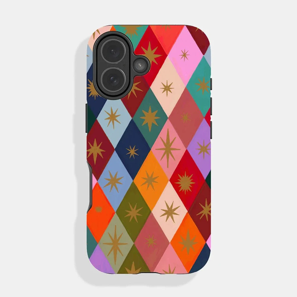 Coque de téléphone de luxe Clmj Stars, étui arrière Double couche pour iPhone 17 16e 16 15 14 13 12 11 X XS XR XSMAX 7 8 Air Pro Max Plus