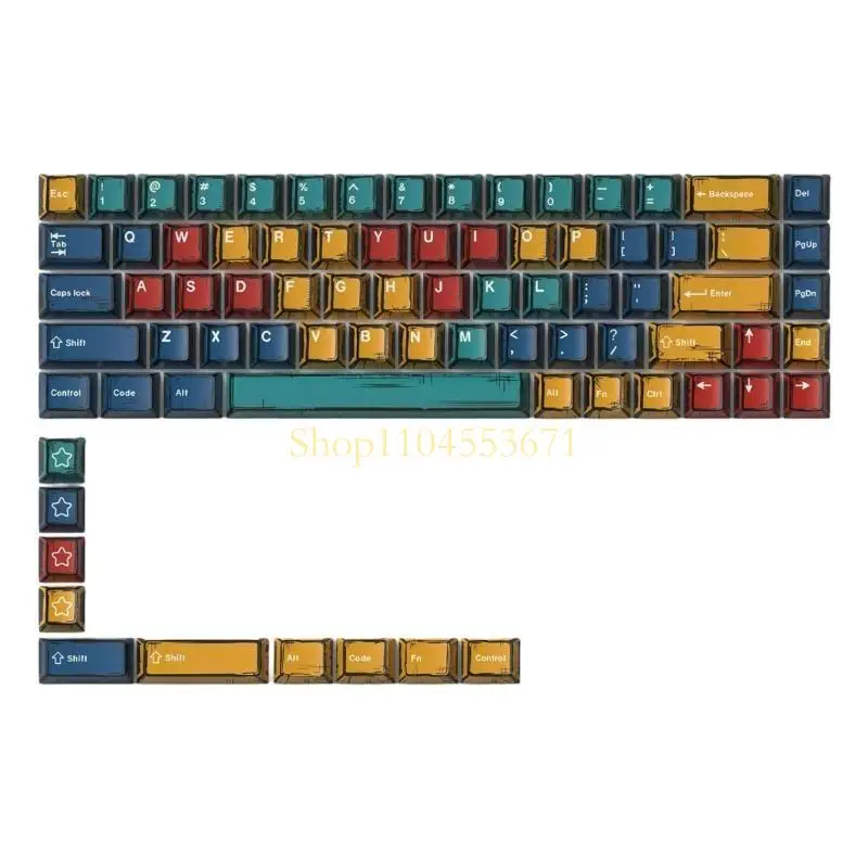 

Best Seller Mechanical Keyboards Keycaps 78Keys Palette Mixed Lights BOWs PBT Original Profile Keycaps